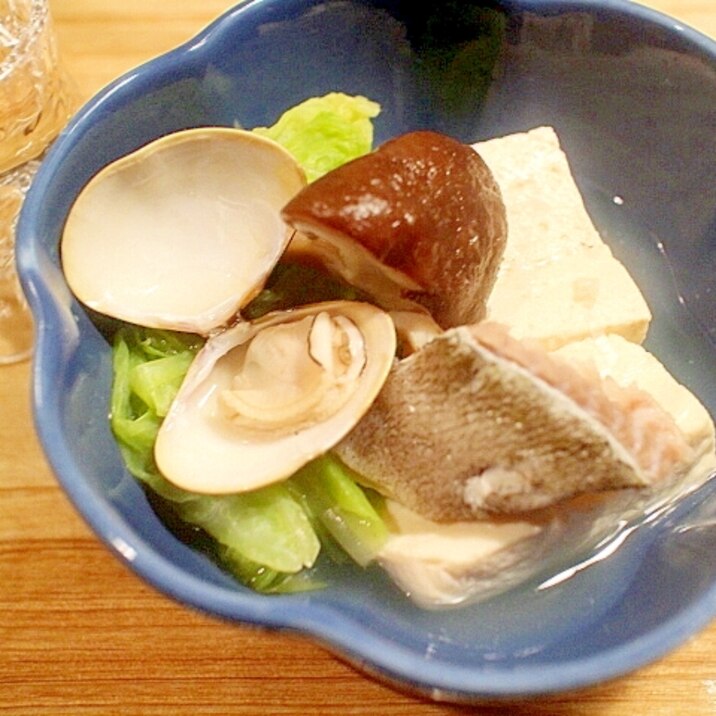 湯豆腐＋鱈ちり＋お吸い物のあたたかお鍋